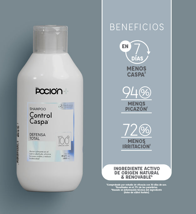 Shampoo Control Caspa (450 Ml) POCION