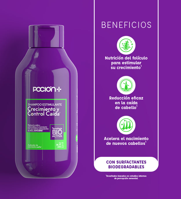 Shampoo Crecimiento Y Caída POCION