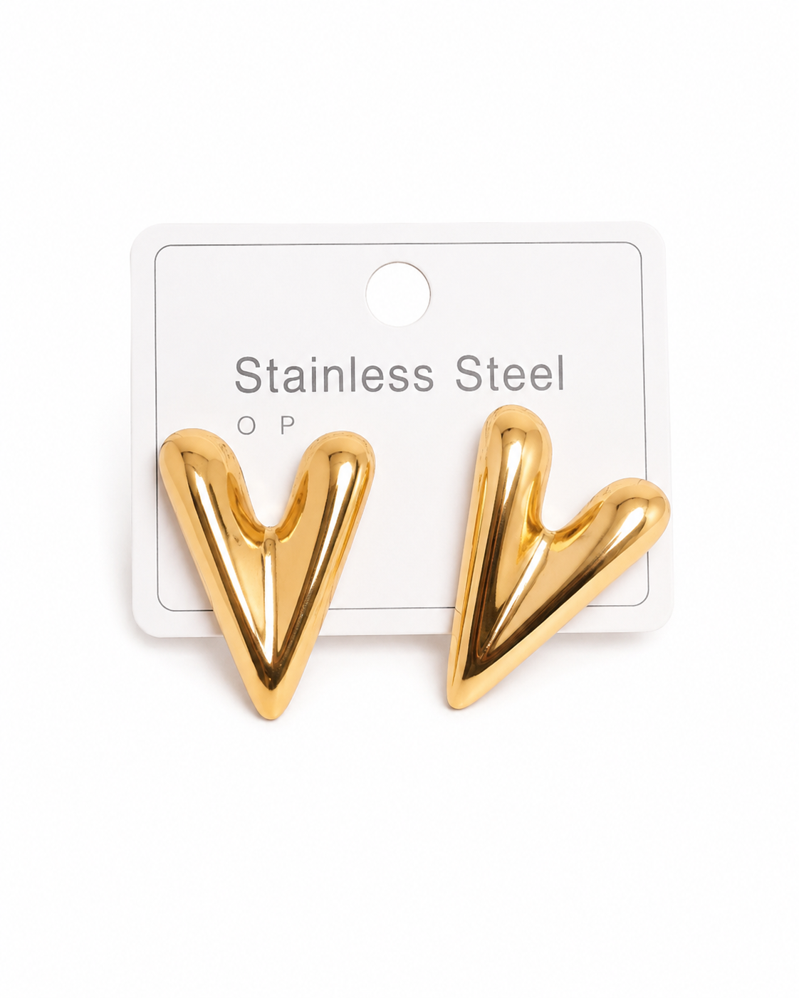 Aretes Fantasía Geométricos Dorados Importados