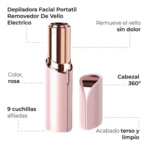 IMP Depiladora Facial Recortadora Inalámbrica Recargable
