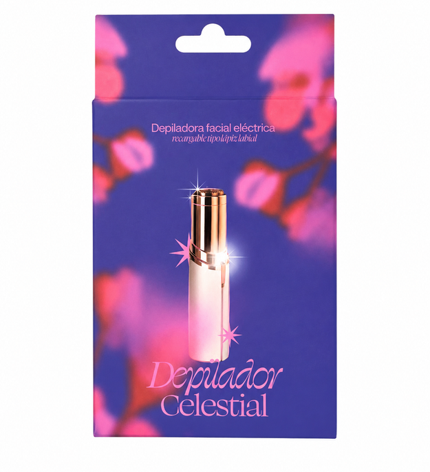 Depilador Facial Recargable Pantera Celeste