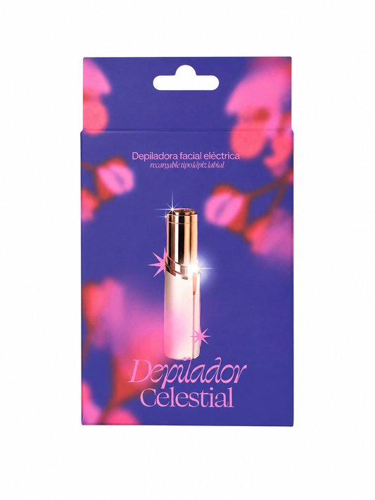 Depilador Facial Recargable Pantera Celeste