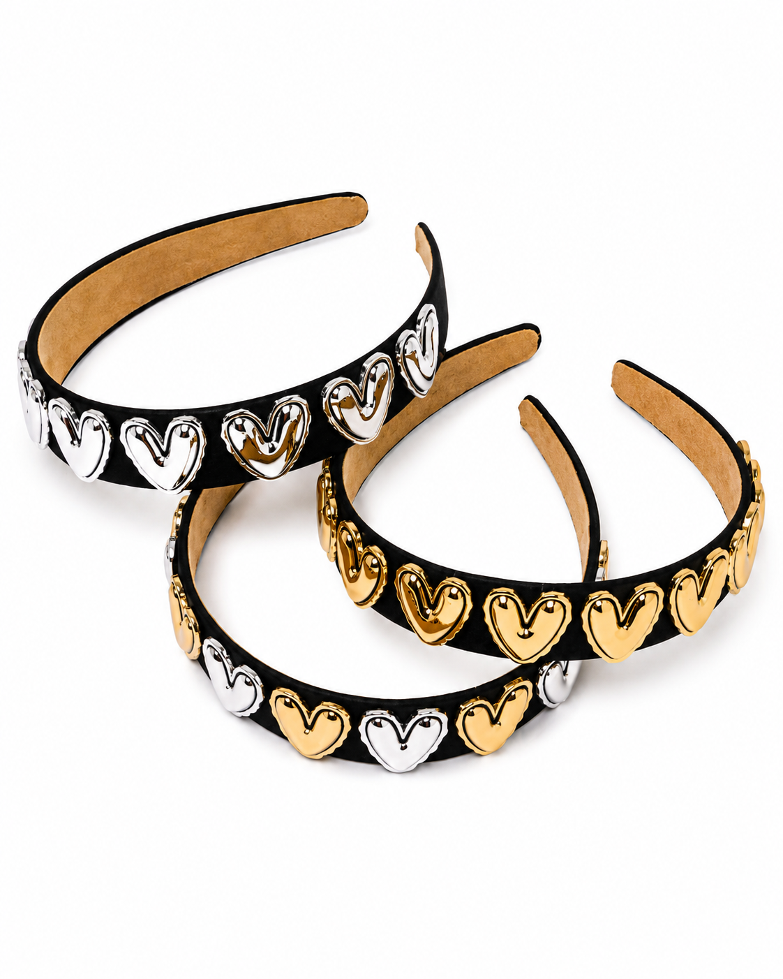 Diadema Glam Corazones Importados