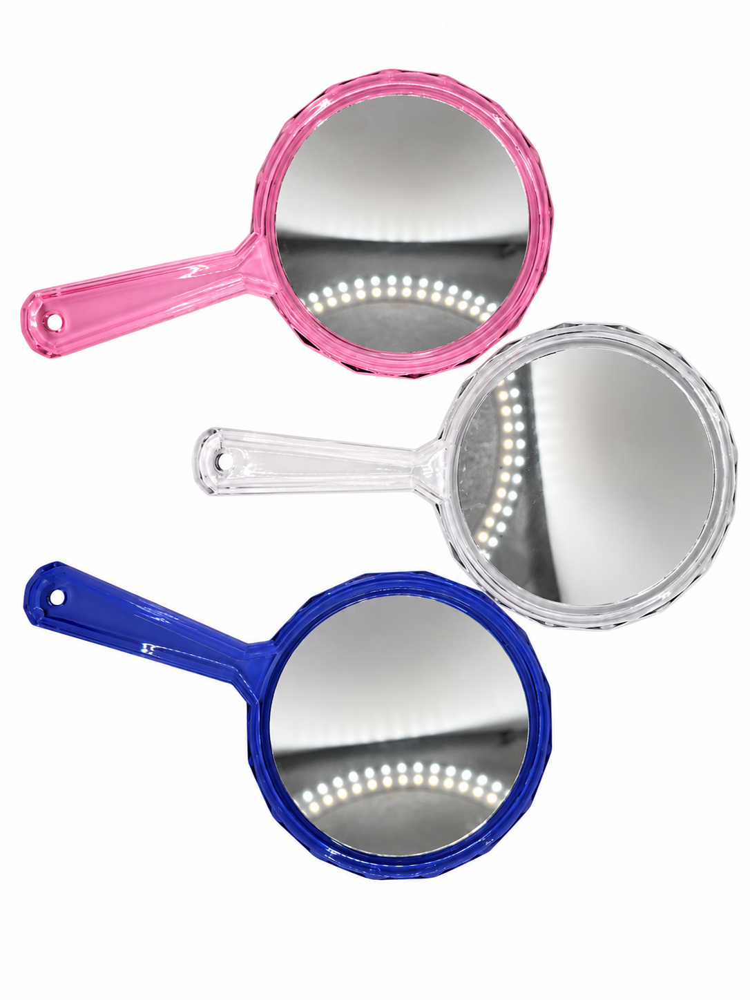 Espejo Grande De Mano 26 Cm Importados