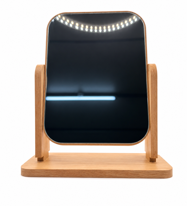 Espejo Rectangular En Madera Importados