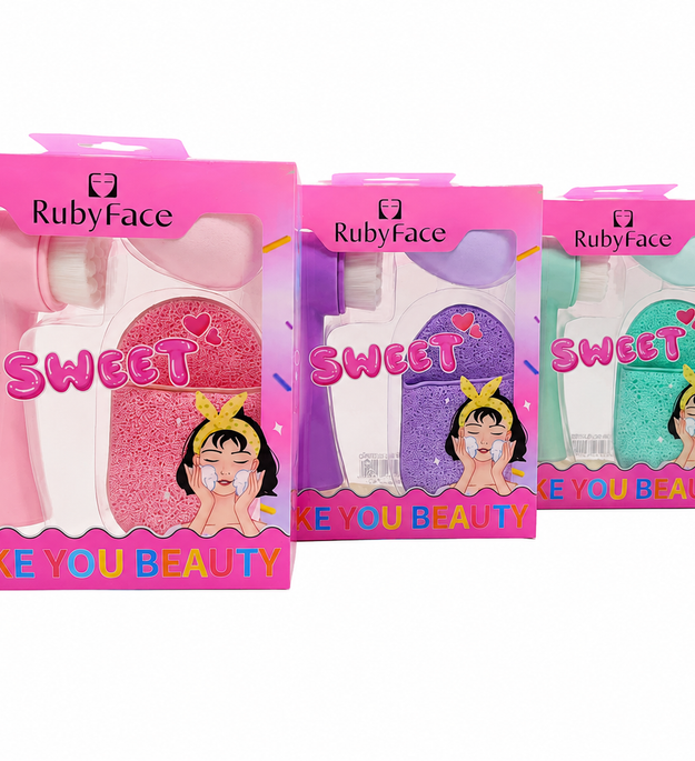 Kit Limpieza Facial Con Esponja Exfoliante Incluida Importados