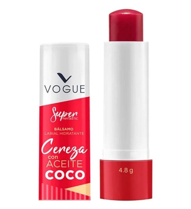 Balsamo Labial Cereza con Aceite de Coco Vogue