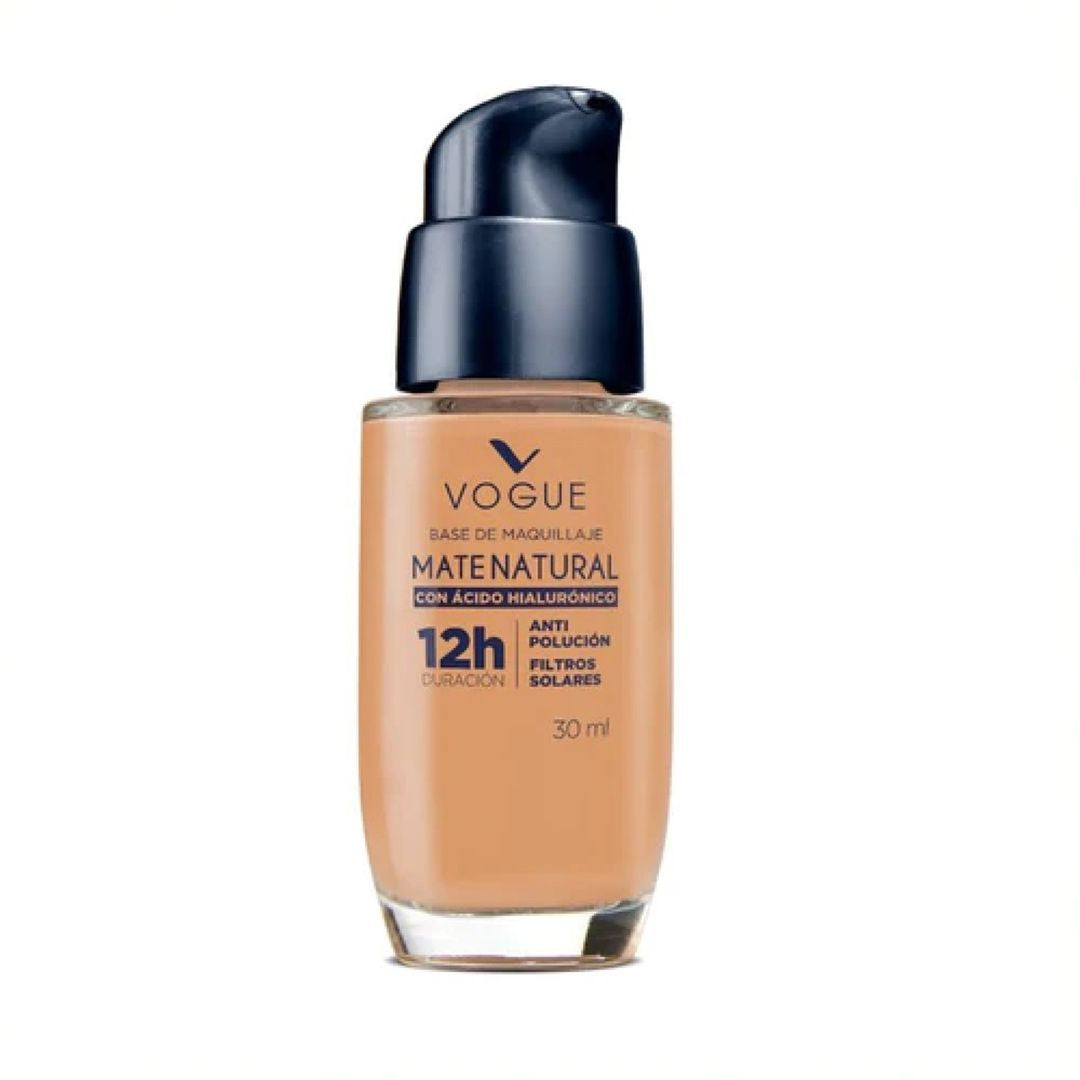Base Liquida Mate Natural Bronce Vogue