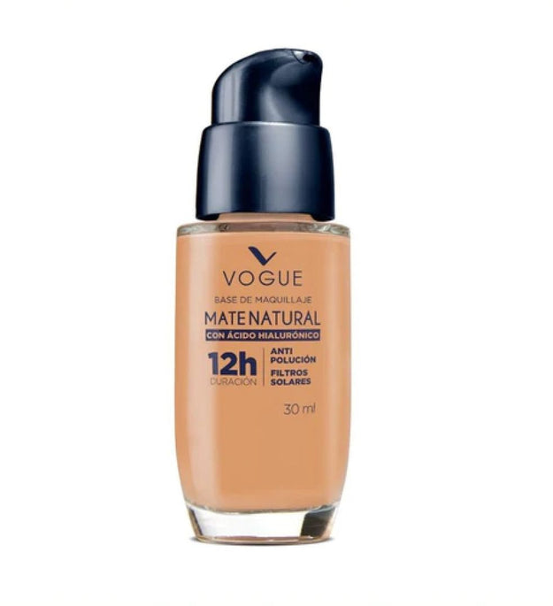 Base Liquida Mate Natural Bronce Vogue