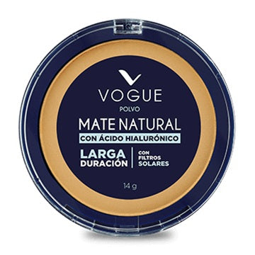 Polvo Compacto Mate Natural Aceituna Vogue