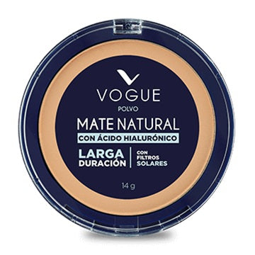 Polvo Compacto Mate Natural Canela Vogue