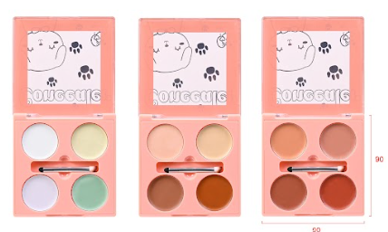 Paleta Corrector 4 Colores (3 Und) True Lover