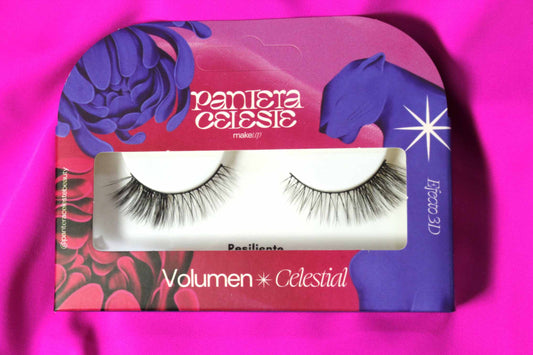 Pestañas Resiliente Pantera Celeste