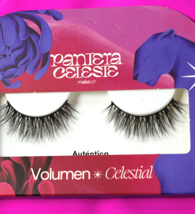 Pestañas Auténtica Pantera Celeste