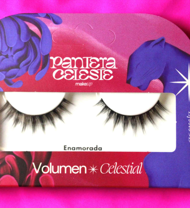 Pestañas Enamorada Pantera Celeste