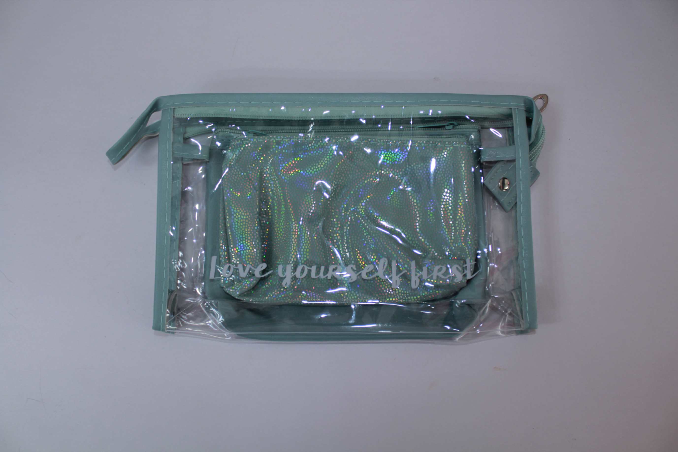 Bolsa de maquillaje "Ámate a ti mismo primero" True Lover