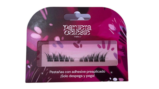 Pestañas C10 Euforia Cluster Preadhesiva Pantera Celeste