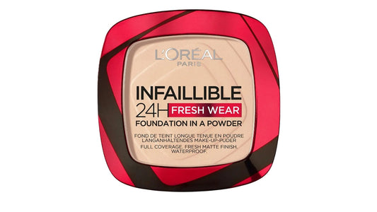 Base Polvo Infallible 24h Fresh Wear Ivory Buff 125 Loreal