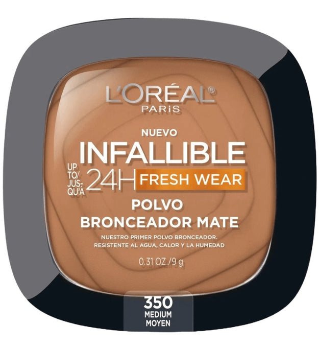 Polvo Bronceador Infalible 24h Fresh Wear Medio 350 Loreal