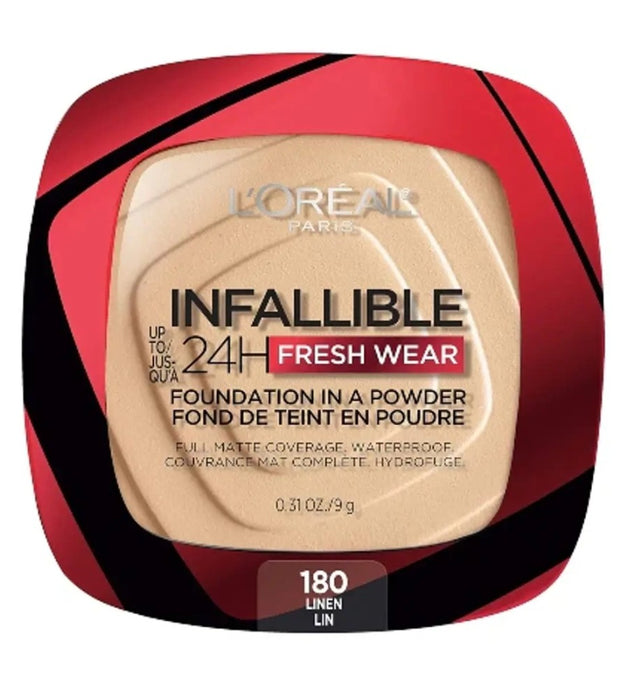 Base Polvo Infallible 24h Fresh Wear Linen 180 Loreal