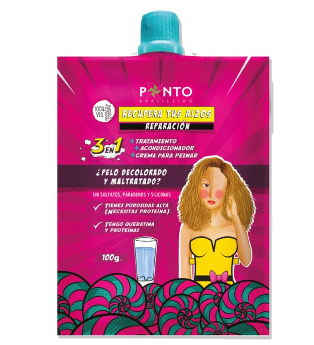 Sobre Tratamiento 3 en 1 Reparacion 100g Ponto