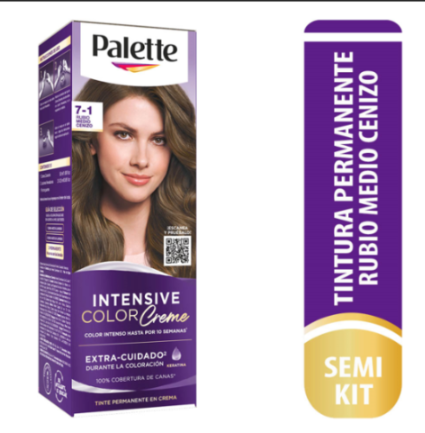 Paleta ICC SemiKit 7-1 Rubio Mediano Cenizo