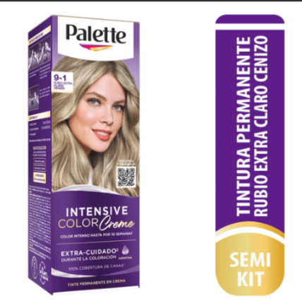 ICC SemiKit 9-1 Paleta Rubio Extra Claro Cenizo