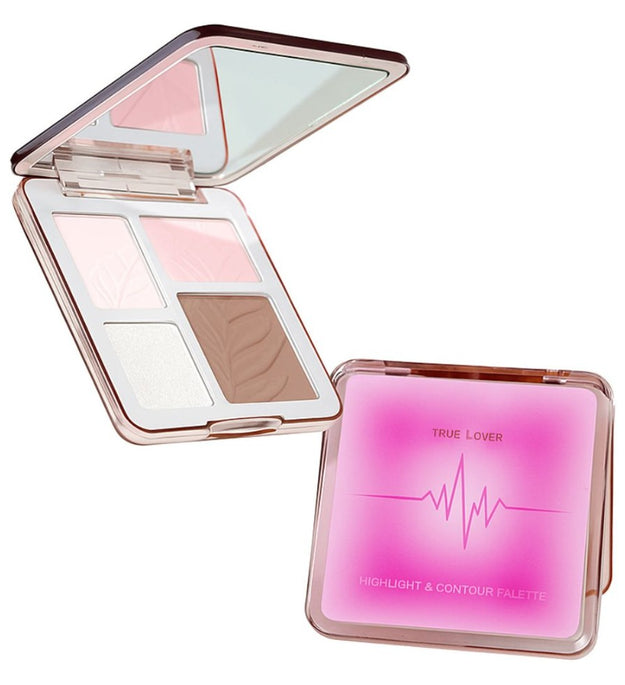 Paleta de iluminadores y contornos Frosted #2 True Lover