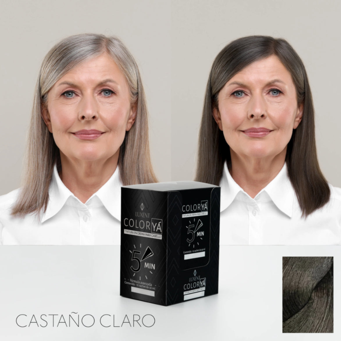 CY Tinte Sobre Castaño Claro