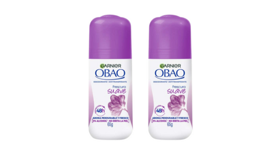 G Obao Desodorante Roll On Frescura Suave X2 UNDS