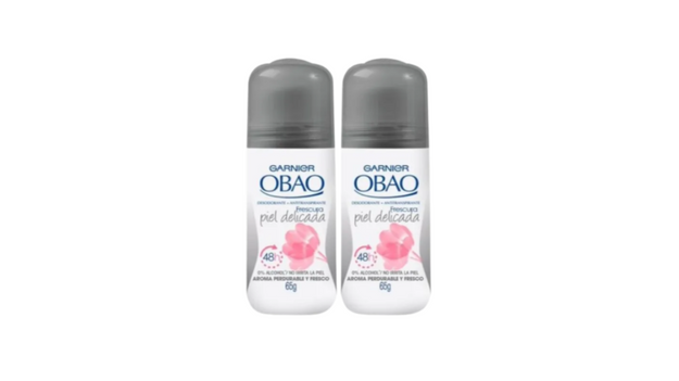 G Obao Desodorante Roll On Piel Delicada X2 UNDS