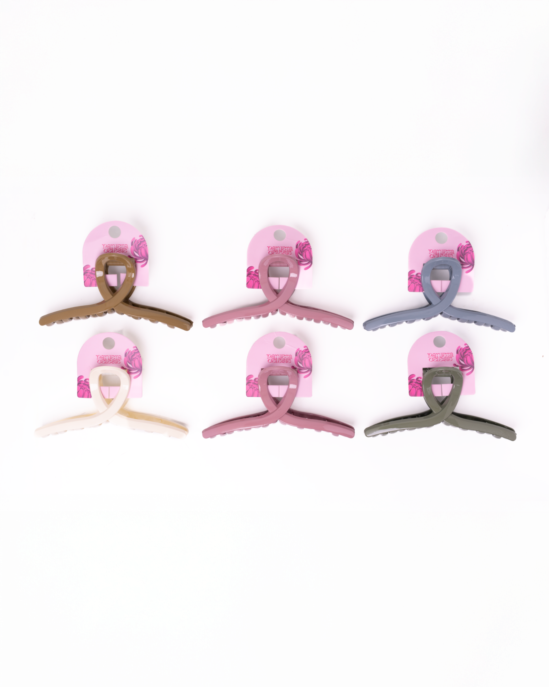 PC Pinzas Para El Cabello Tipo Lazo