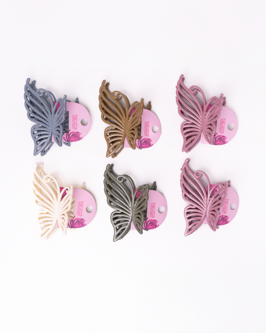 PC Pinzas Para El Cabello Tipo Mariposa