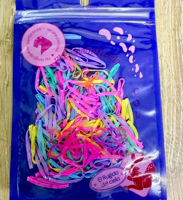 Bolsa de Cauchos Para El Cabello Surtidos Pantera Celeste