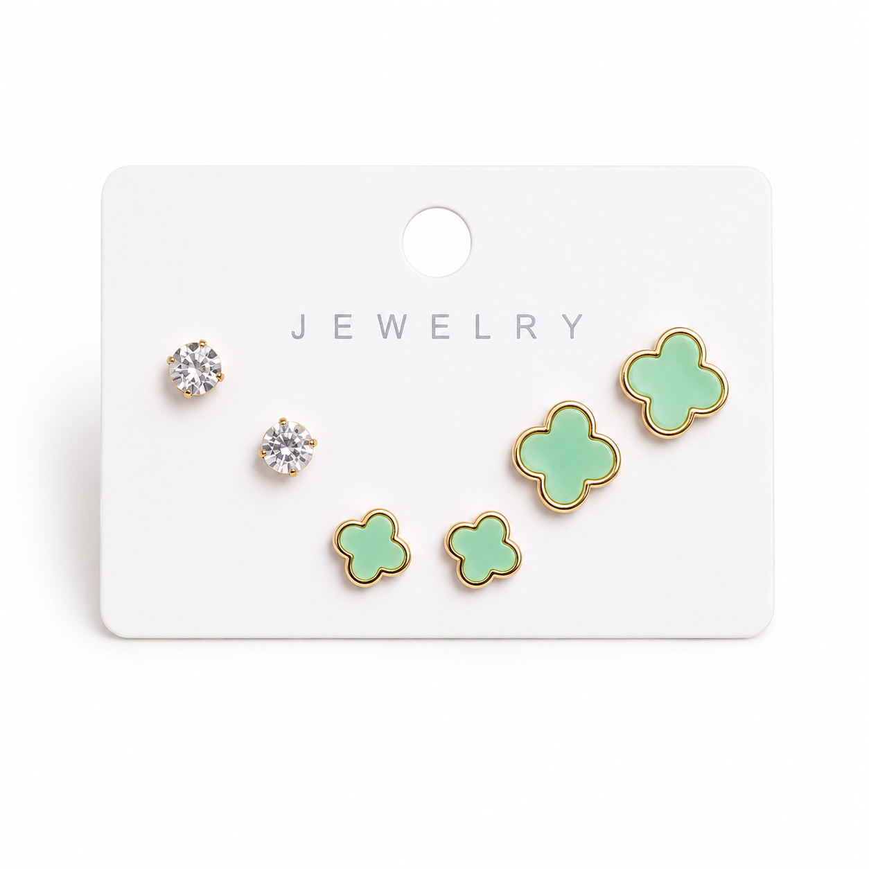 Set De Aretes De Fantasía X 3 Pares Cada P227 Importados