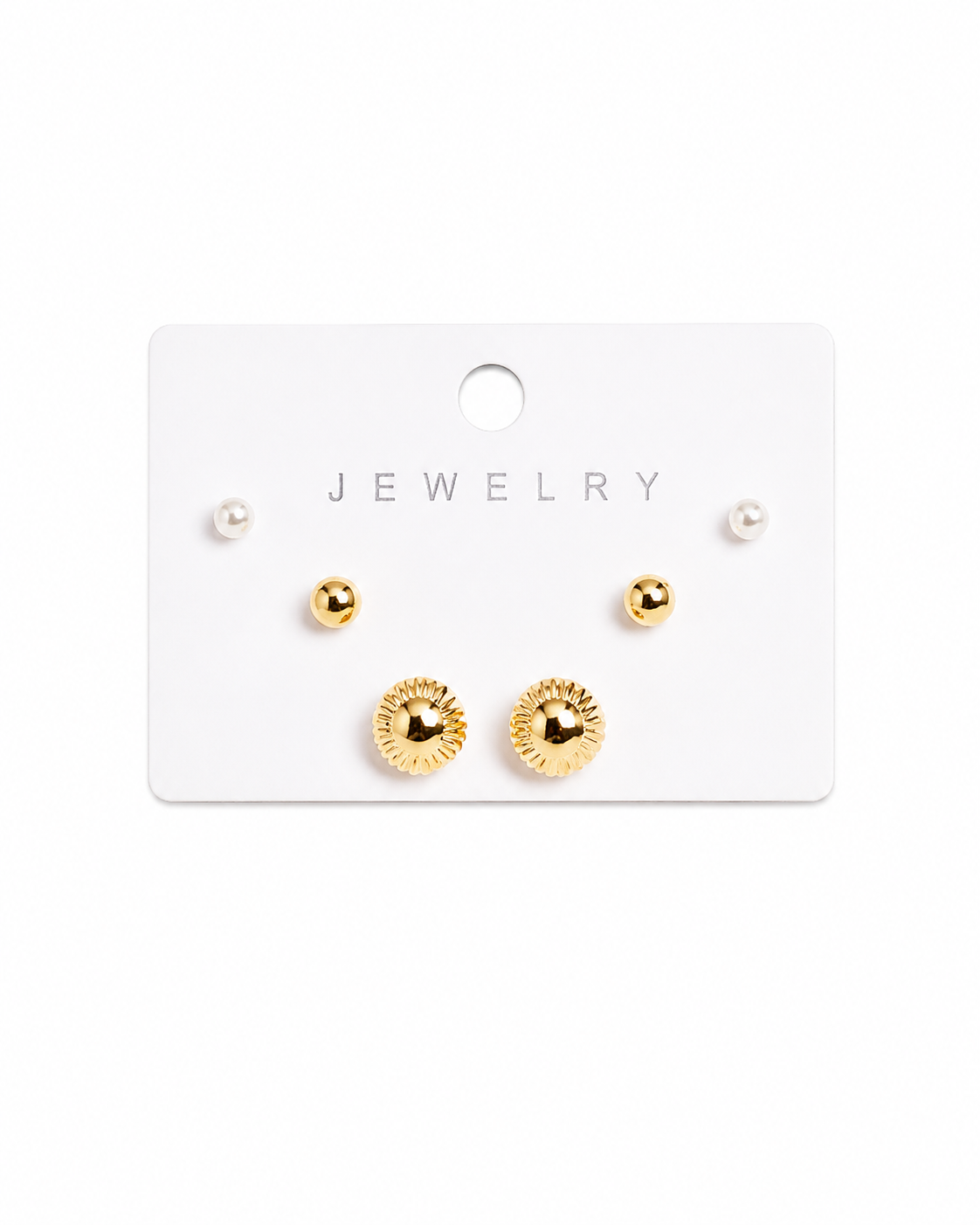 Set De Aretes De Fantasía X 3 Pares Cada P232 Importados