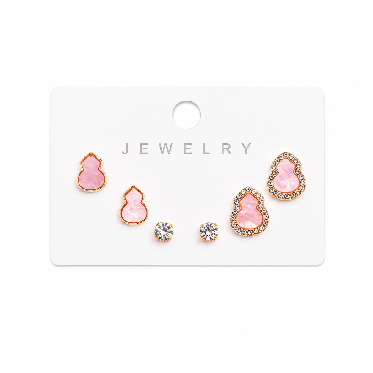 Set De Aretes De Fantasía X 3 Pares Cada P233 Importados