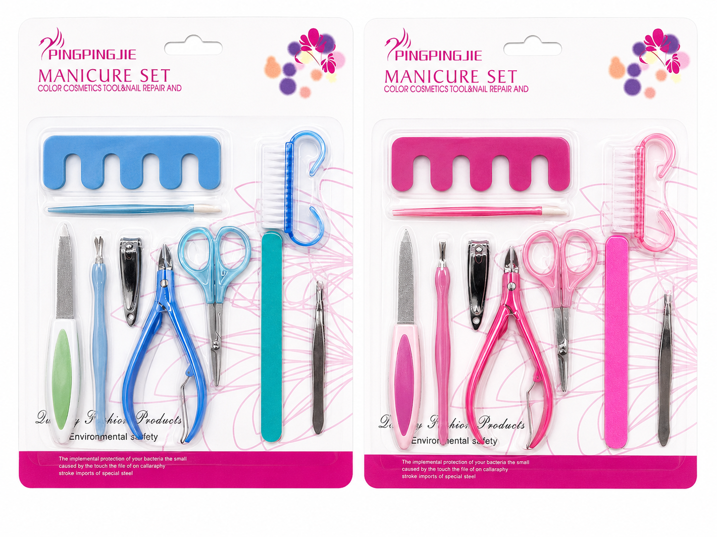 Set De Manicure 9 Piezas Importados