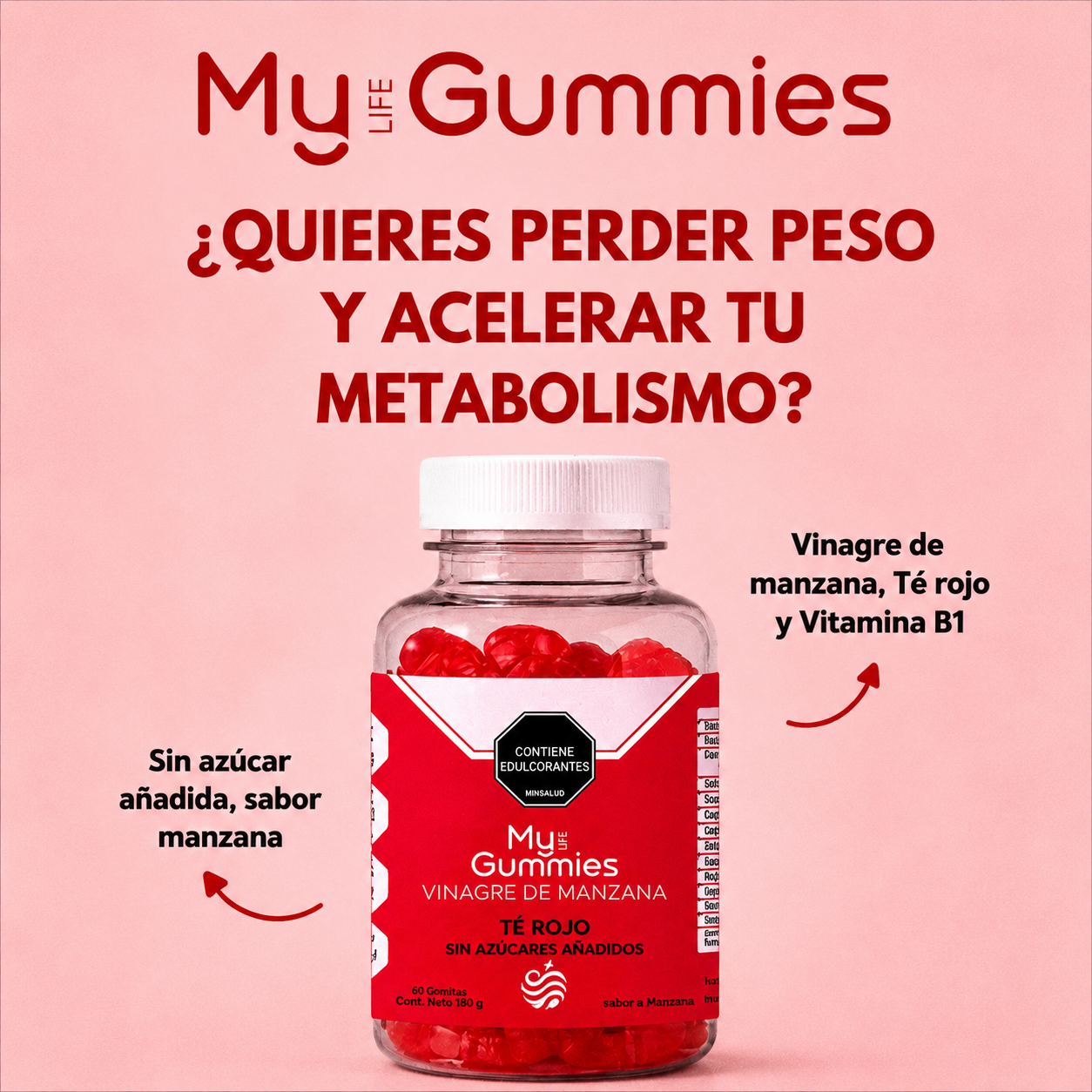 My Gummies Vinagre De Manzana