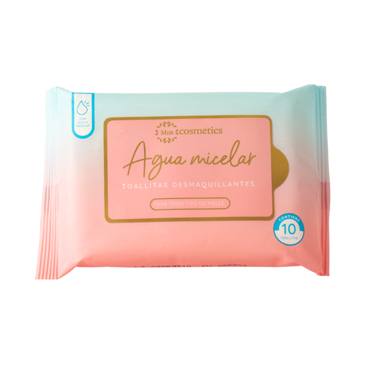 MIIS Toallitas Desmaquillantes X 10 Agua Micelar Sas